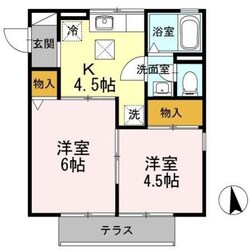 三島広小路駅 徒歩37分 1階の物件間取画像